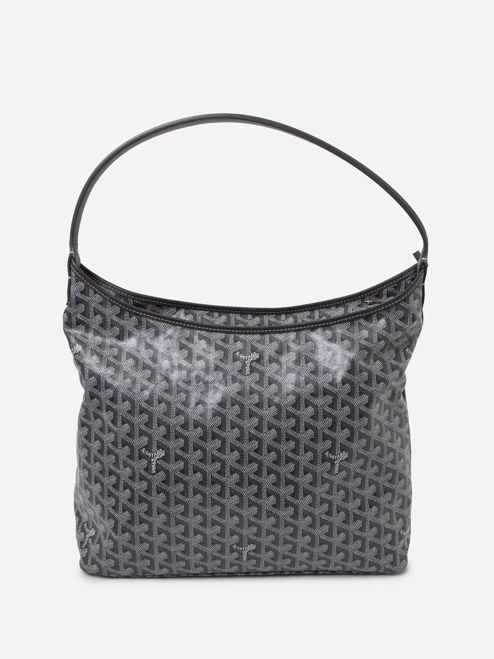 Goyard 2023 Goyardine Boheme Hobo Grey - Picture 2 of 5